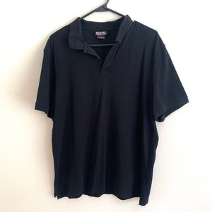 Michael Kors Black Polo Shirt Size Large